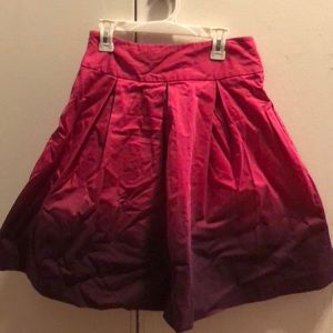 Pink ombré A line skirt from Express